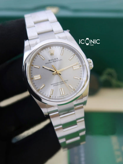 OYSTER PERPETUAL SILVER DIAL