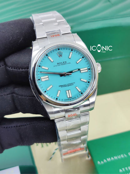 OYSTER PERPETUAL TIFFANY BLUE