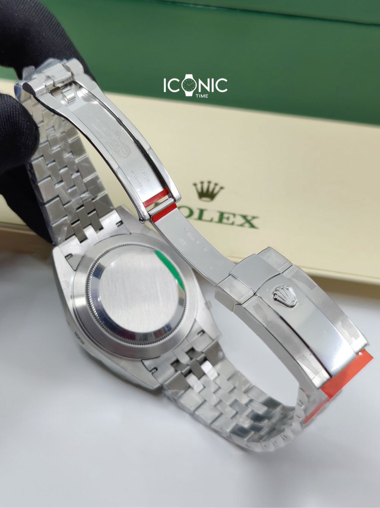 DATE JUST WHITE DIAL STEEL