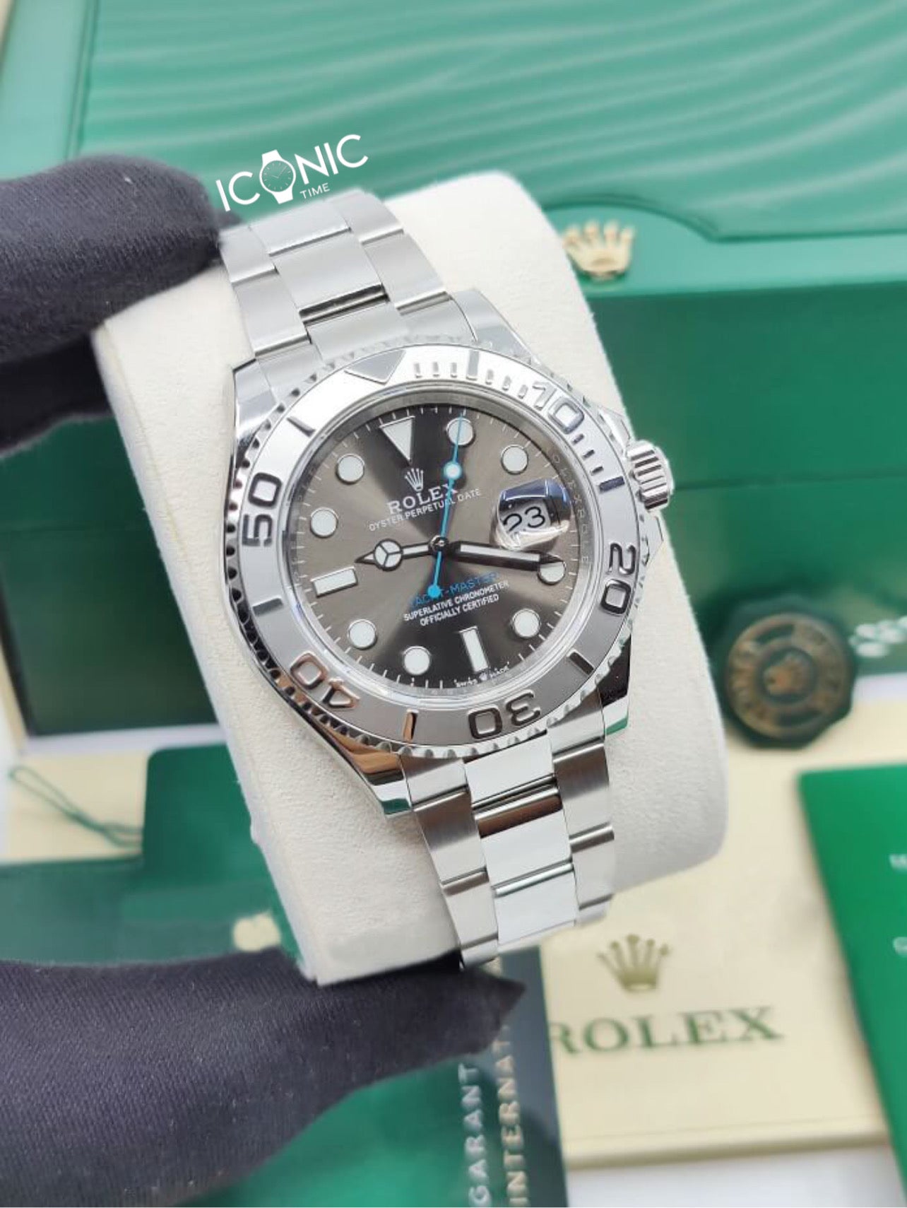 YACHT-MASTER ROLESIUM GRIS