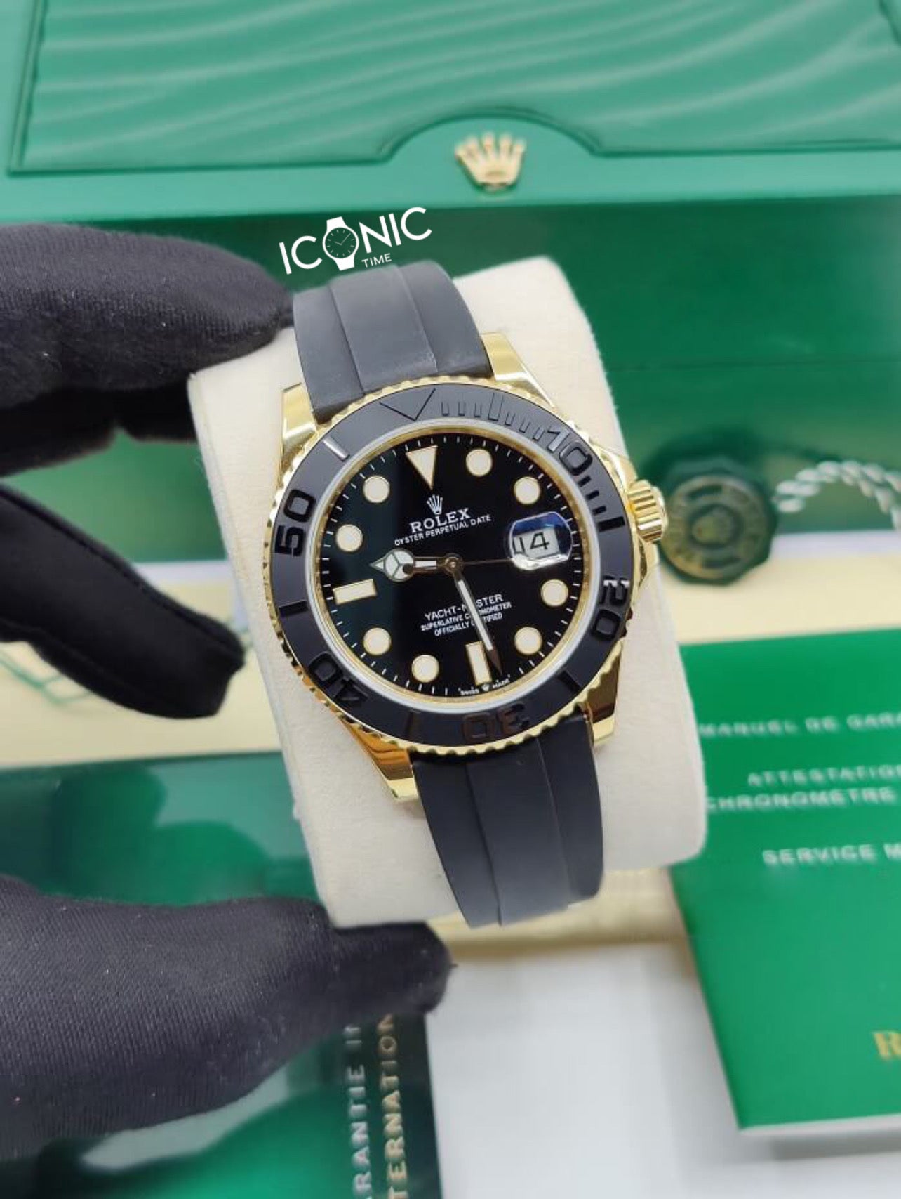 YACHT-MASTER GOLD OYSTERFLEX