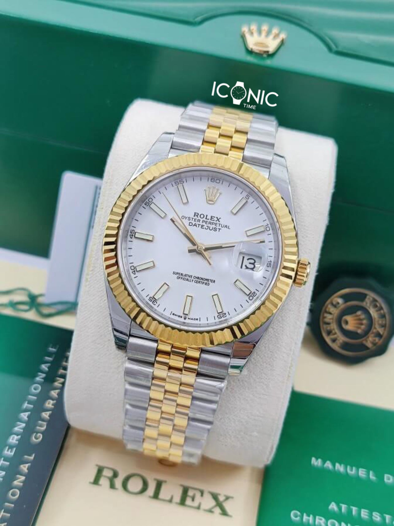 DATEJUST WHITE DIAL