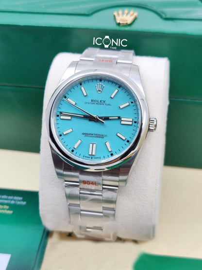 OYSTER PERPETUAL TIFFANY BLUE
