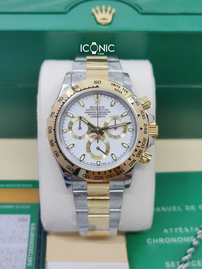 DAYTONA ROLESOR BLANCO/ORO