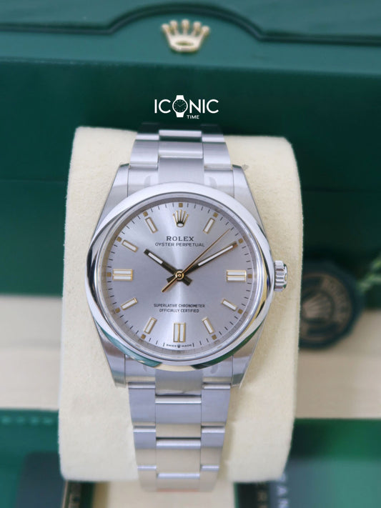 OYSTER PERPETUAL SILVER DIAL