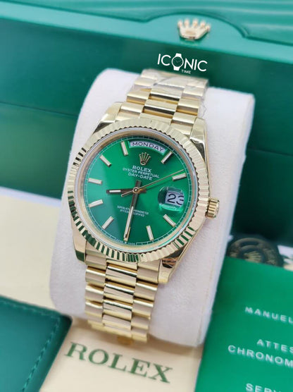 DAY-DATE PRESIDENTE GREEN