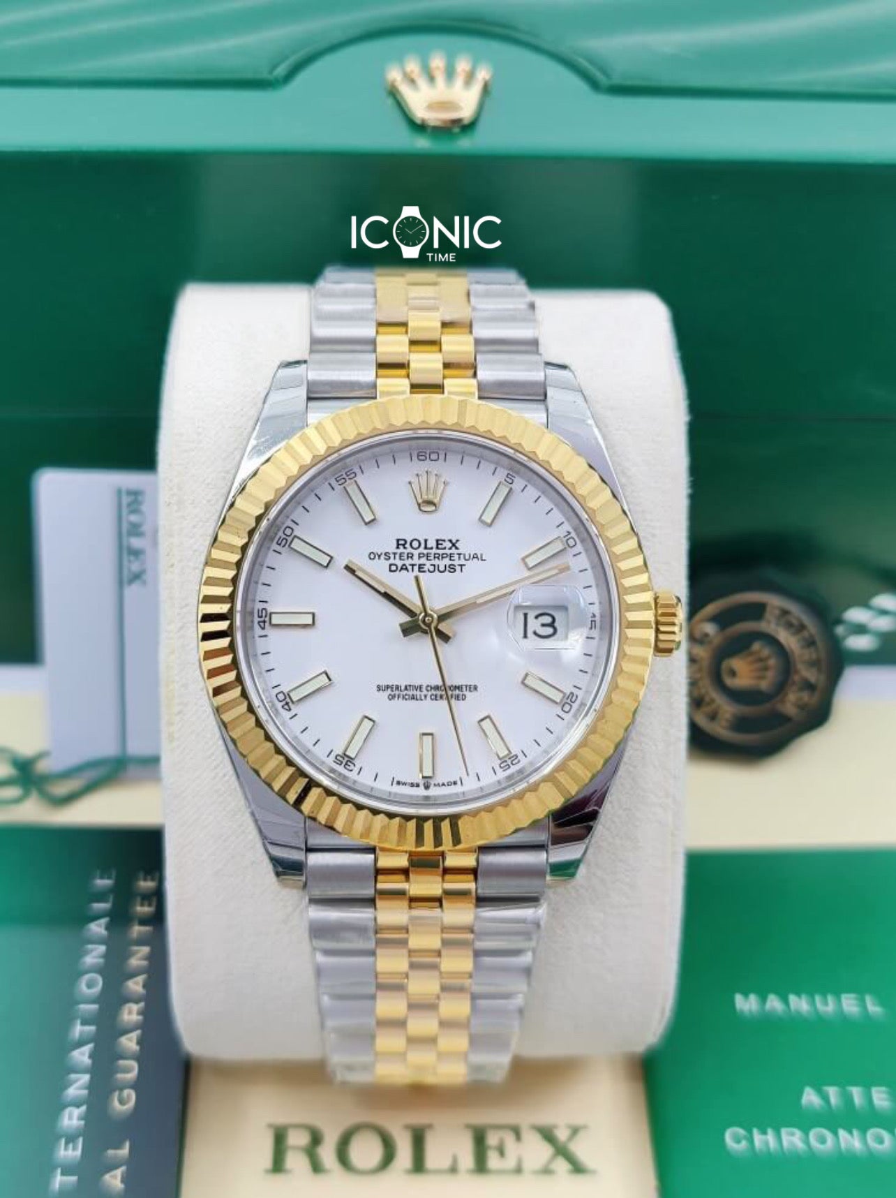 DATEJUST WHITE DIAL